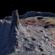Interpretación artística de la superficie de Psyche. Vía NASA